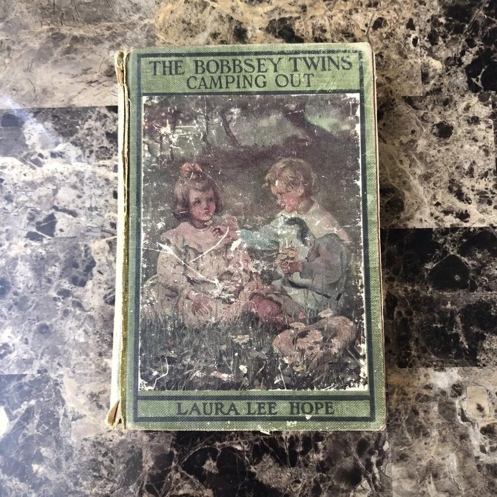 The Bobbsey Twins - Camping Out by Laura Lee Hope 1923 Hardcover Grosset Dunlap